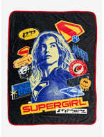 DC Comics Supergirl Icons Throw Blanket - US 9906