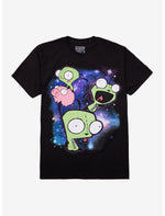 Invader Zim GIR Galaxy Collage T-Shirt - US 0884