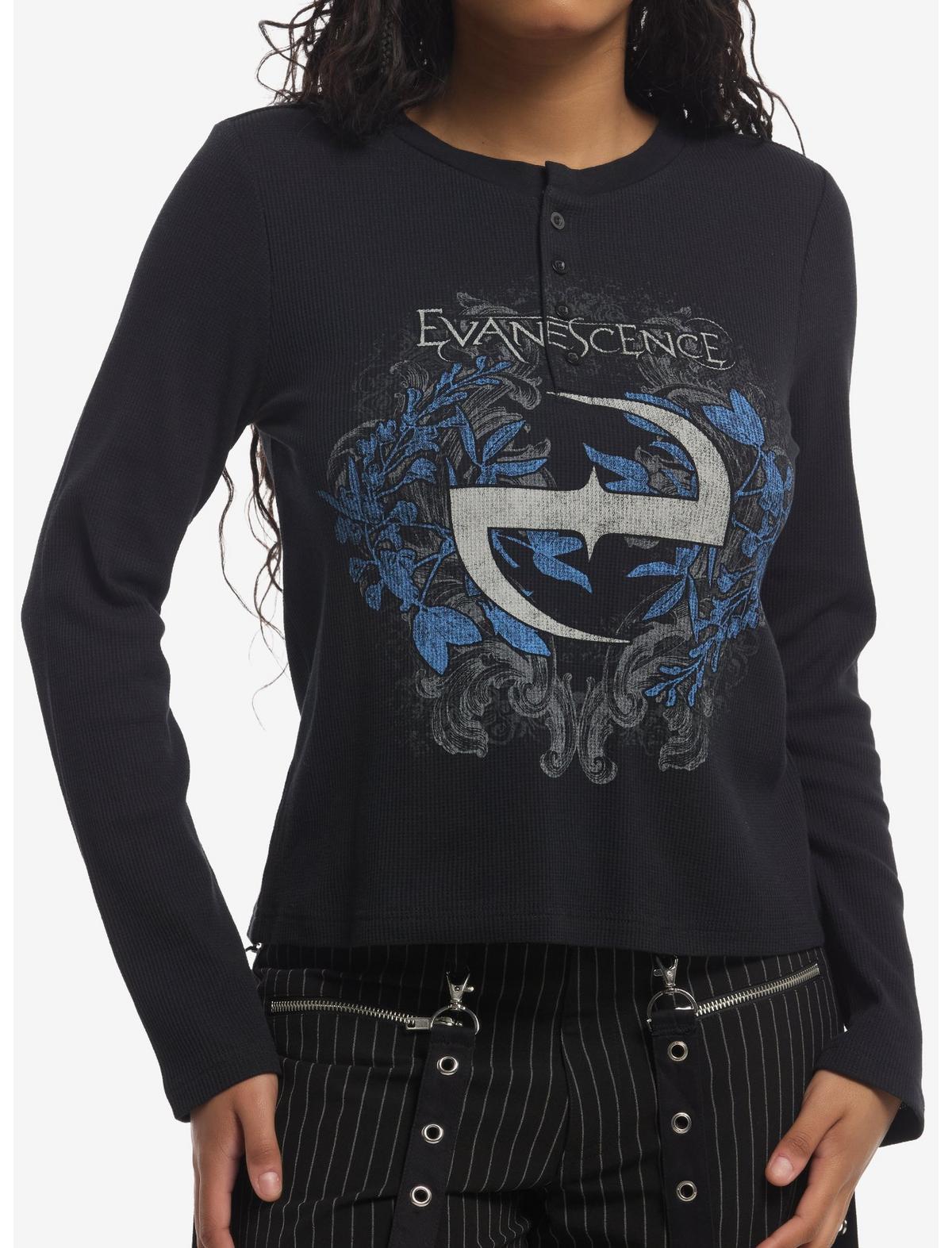 Evanescence Logo Girls Thermal Long-Sleeve T-Shirt - US 5776