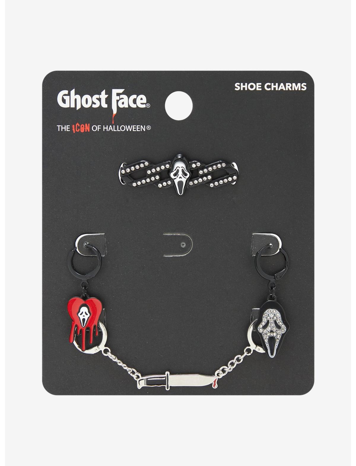 Ghost Face Icons Shoe Charm Set - US 4404
