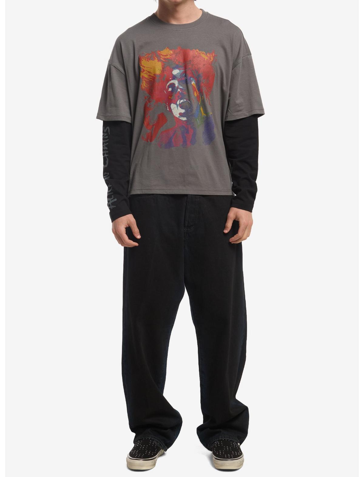 Alice In Chains Face Twofer Long-Sleeve T-Shirt - US 0670