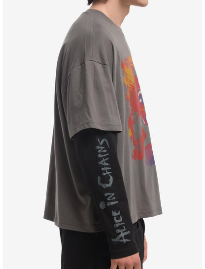 Alice In Chains Face Twofer Long-Sleeve T-Shirt - US 0670