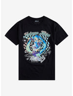 Hatsune Miku Flower Checkered T-Shirt - US 1953