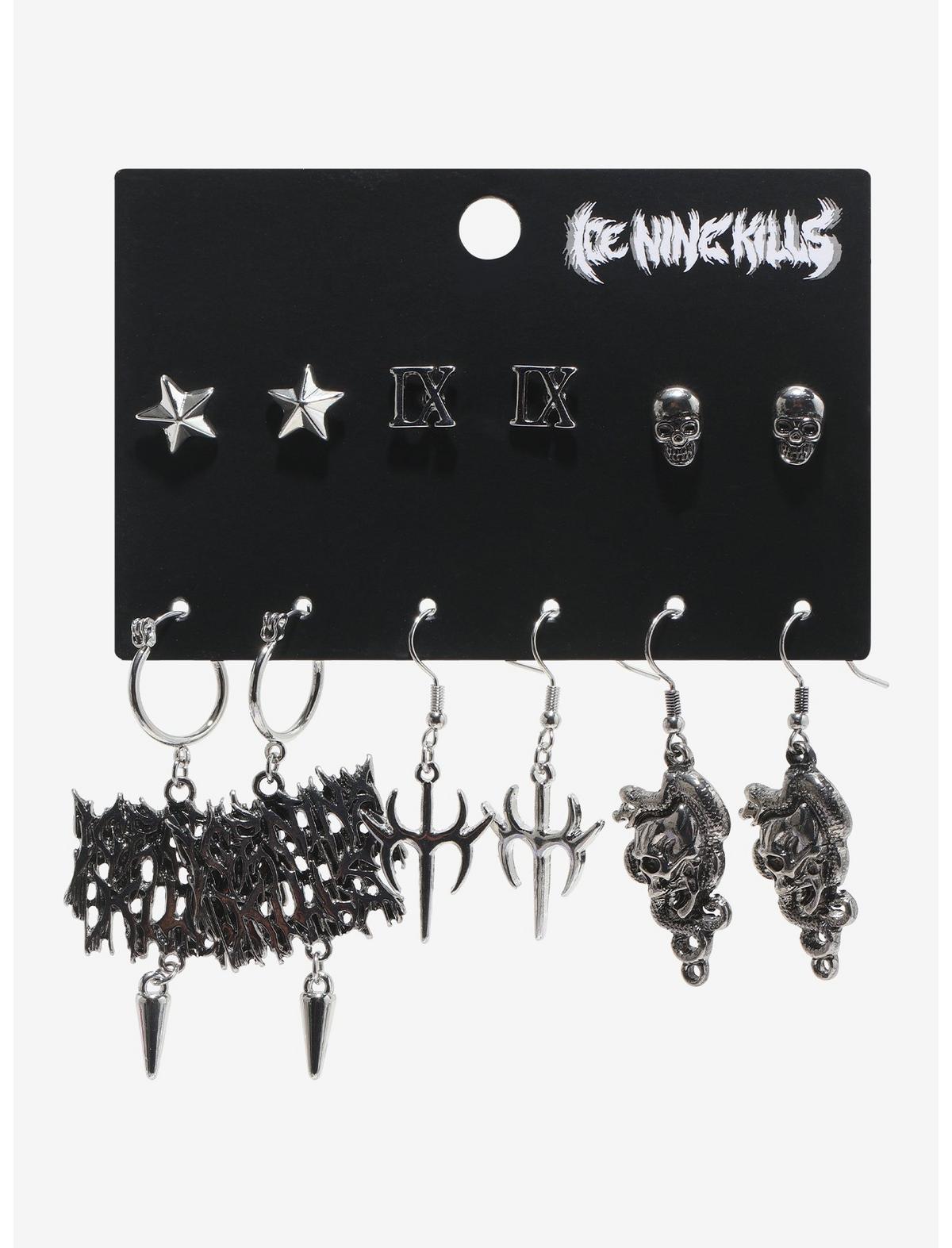 Ice Nine Kills Logo Earring Set - US 8036