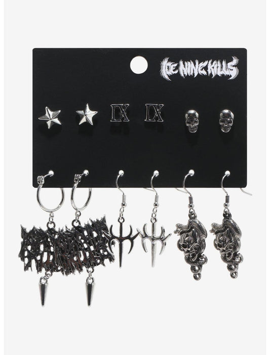Ice Nine Kills Logo Earring Set - US 8036