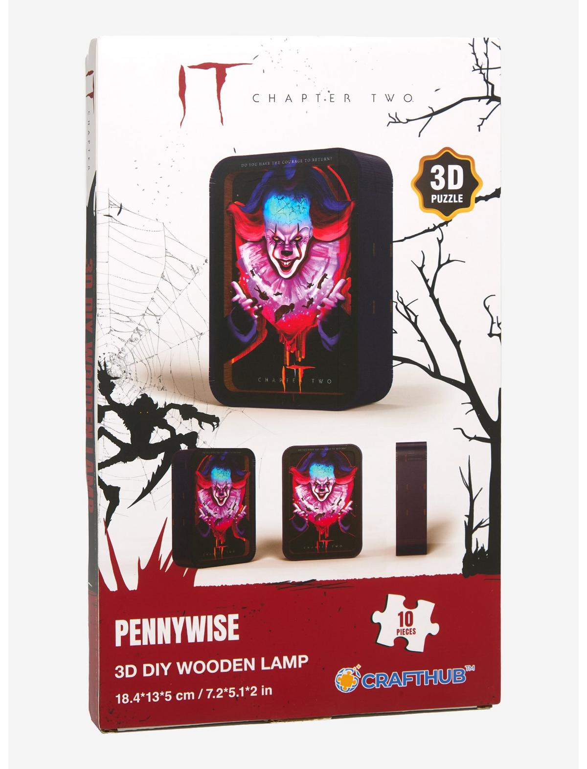 IT: Chapter Two 3D LED Lamp Wooden Puzzle - US 2028