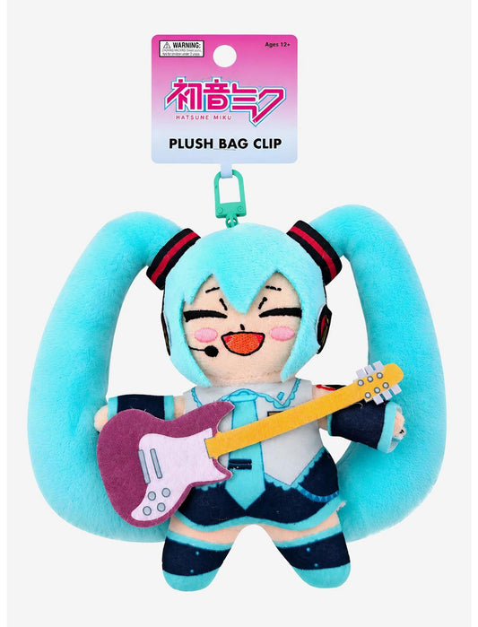 Hatsune Miku Guitar Plush Bag Clip - US 1986