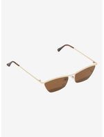 Golden Brown Rim Cat Eye Sunglasses - US 1072
