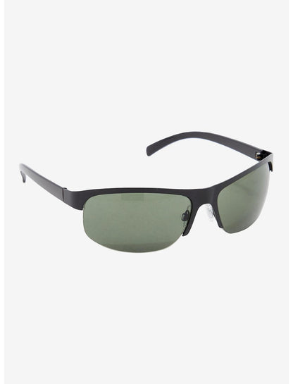 Black & Green Tint Racer Sunglasses - US 3657