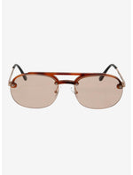 Brown Tortoiseshell Navigator Sunglasses - US 6505
