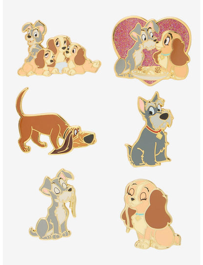 Loungefly Disney Lady And The Tramp Blind Box Enamel Pin - US 7147