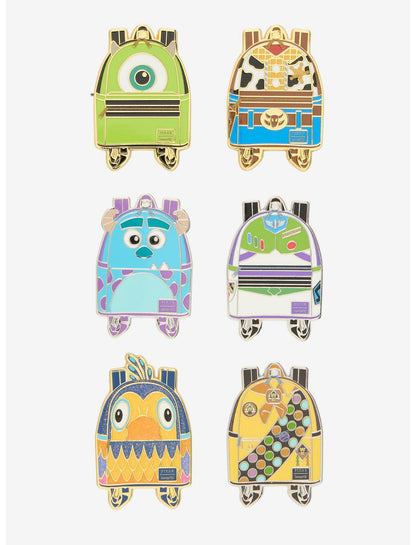 Loungefly Disney Pixar Backpack Blind Box Enamel Pin - US 6014