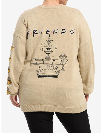 Friends Central Perk Girls Cardigan Plus Size - US 2789