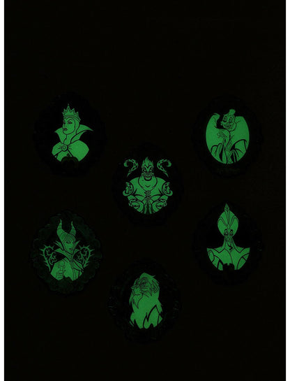 Loungefly Disney Villains Cameos Glow-in-the-Dark Blind Box Enamel Pin - US 4202