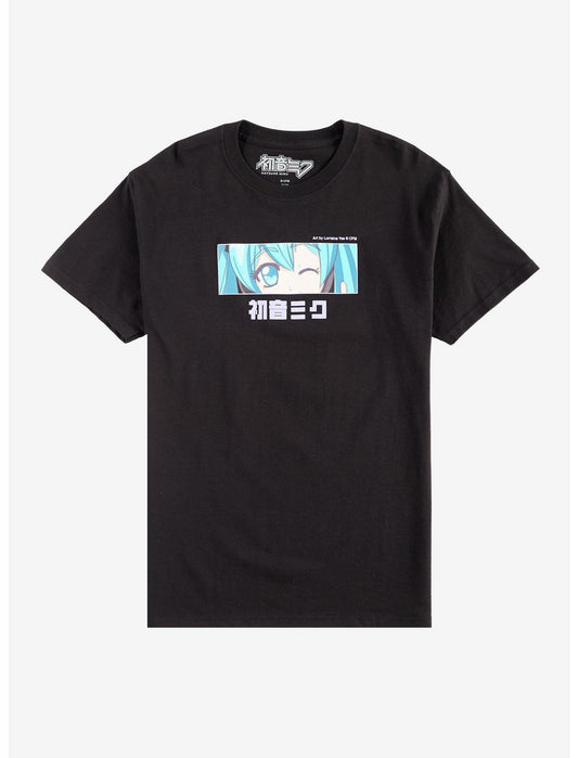 Hatunse Miku Eye Panel T-Shirt - US 3126