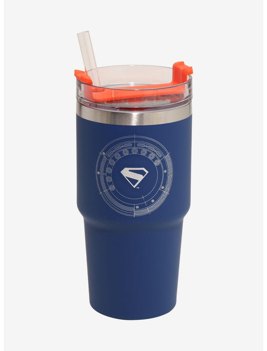 DC Comics Superman Logo Stainless Steel Travel Cup - US 7734