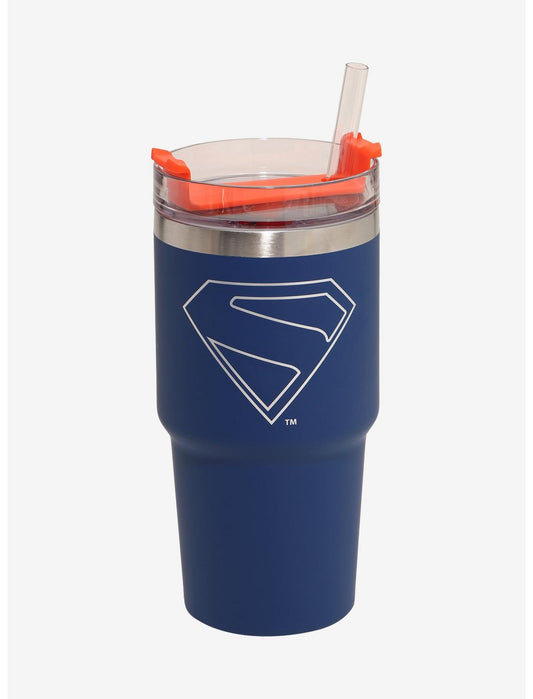 DC Comics Superman Logo Stainless Steel Travel Cup - US 7734