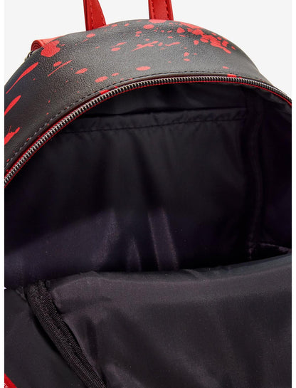 Loungefly Saw Collage Splatter Mini Backpack - US 4860