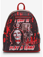 Loungefly Saw Collage Splatter Mini Backpack - US 4860