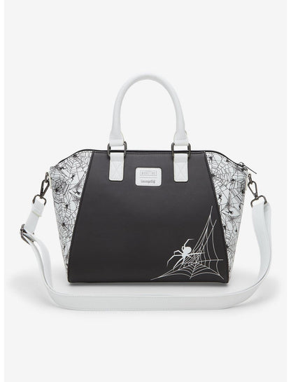 Loungefly Universal Monsters Group Spiderweb Satchel Bag - US 7883