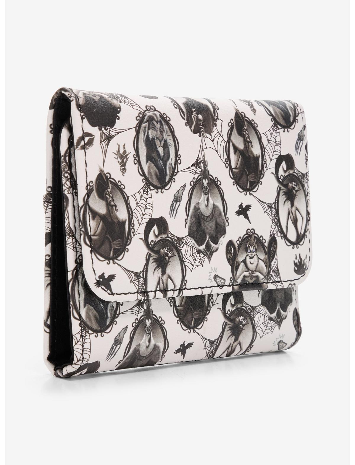 Loungefly Disney Villains Cameo Mini Flap Wallet - US 5432