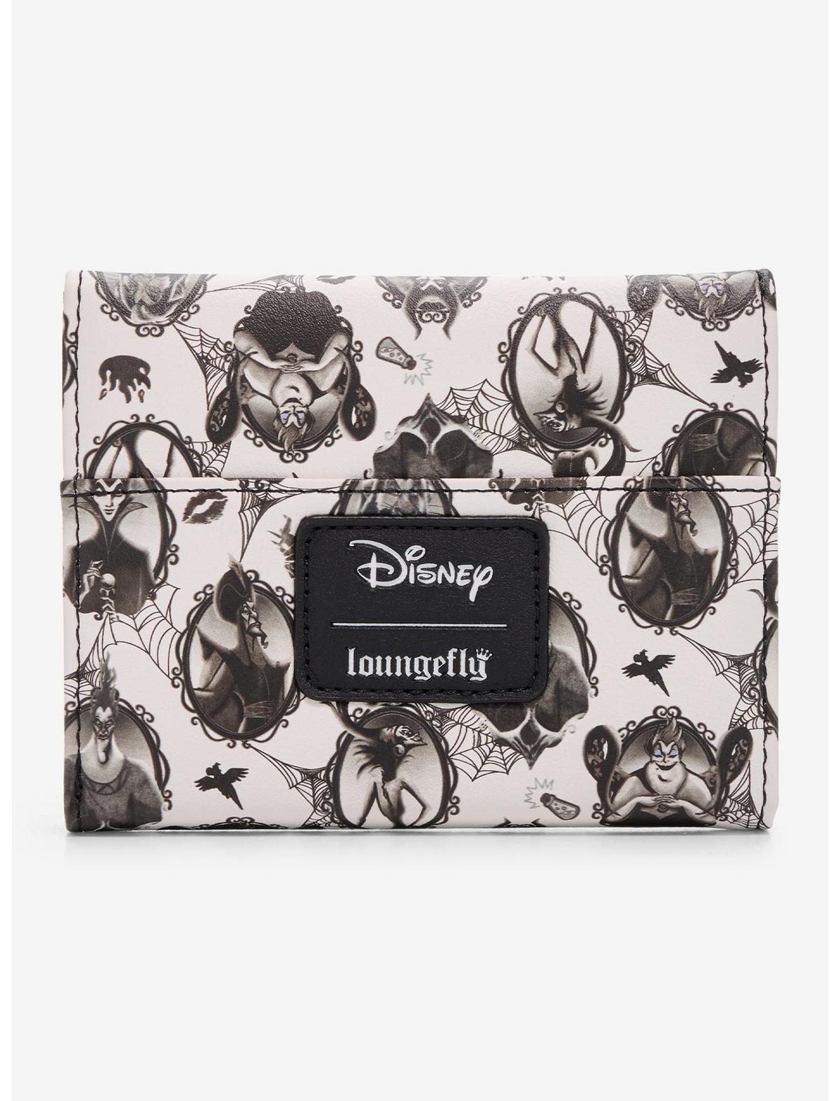 Loungefly Disney Villains Cameo Mini Flap Wallet - US 5432