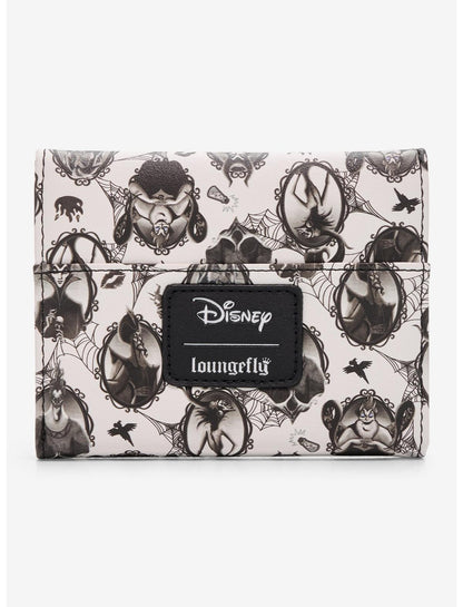 Loungefly Disney Villains Cameo Mini Flap Wallet - US 5432