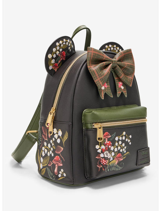 Loungefly Disney Minnie Mouse Mushroom Ears Mini Backpack Hot Topic Exclusive - US 6833