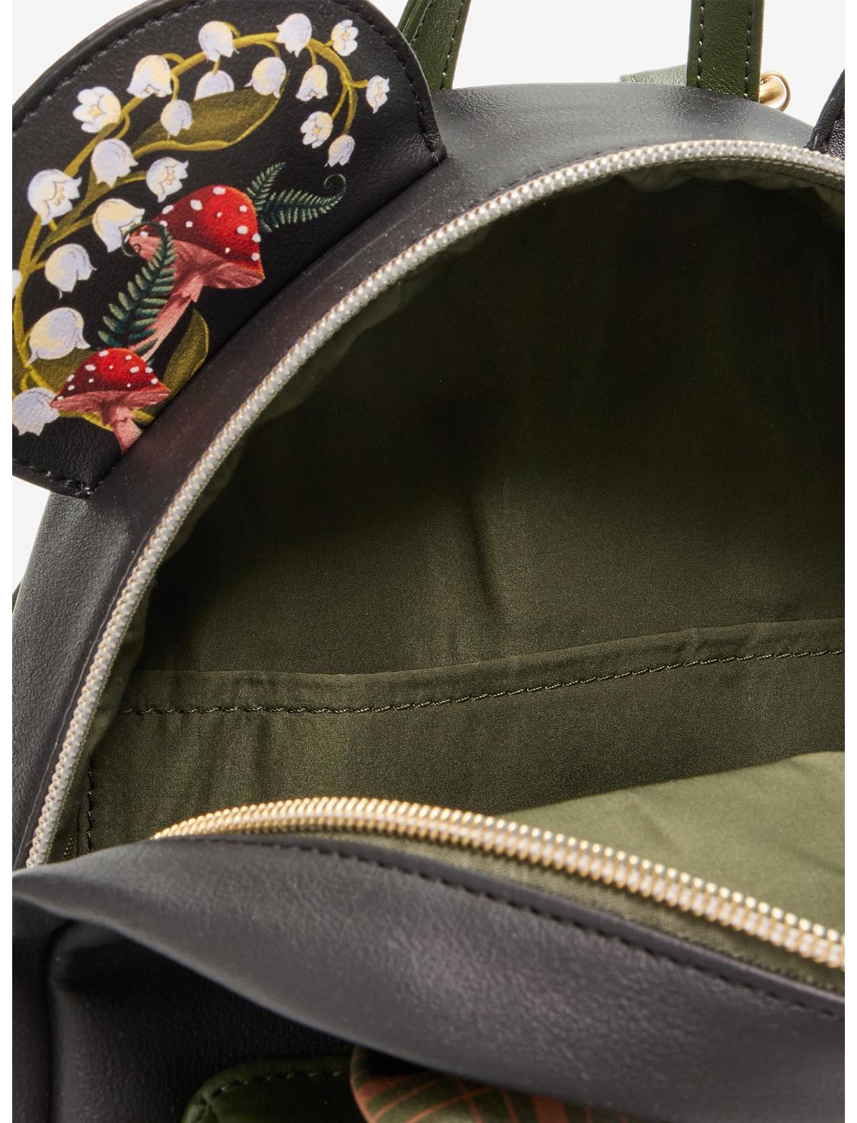 Loungefly Disney Minnie Mouse Mushroom Ears Mini Backpack Hot Topic Exclusive - US 6833