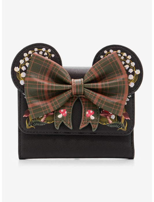 Loungefly Disney Minnie Mouse Mushroom Ears Mini Wallet Hot Topic Exclusive - US 2602
