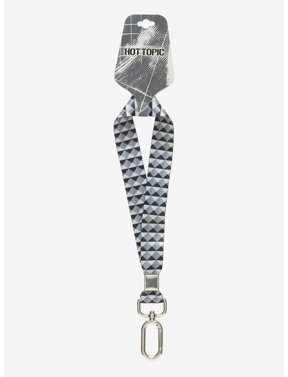 Black & Grey Stud Wrist Lanyard - US 1741