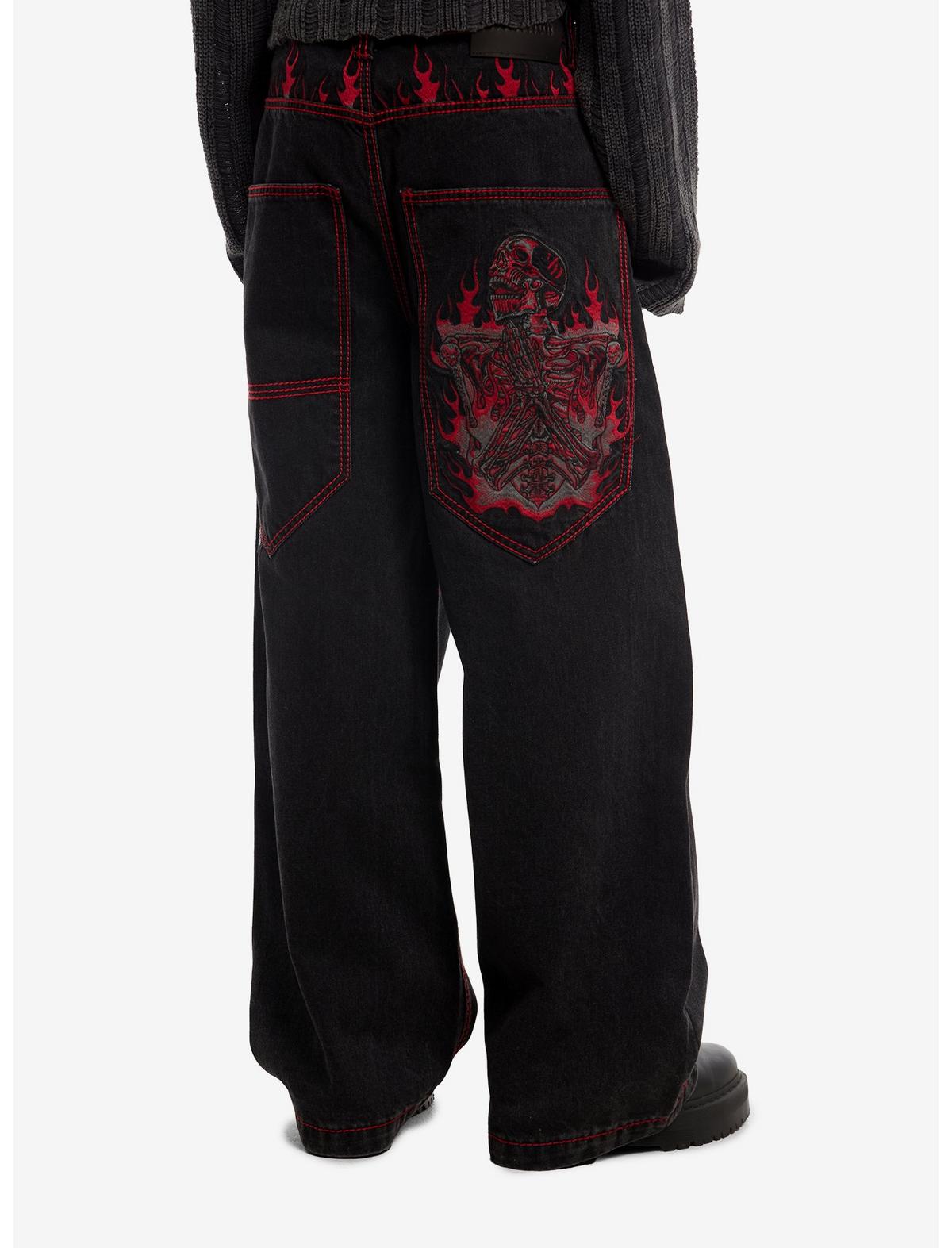 Affliction Flame Wide Leg Jeans - US 1079