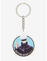 Jujutsu Kaisen Gojo Circle Portrait Keychain - US 9684