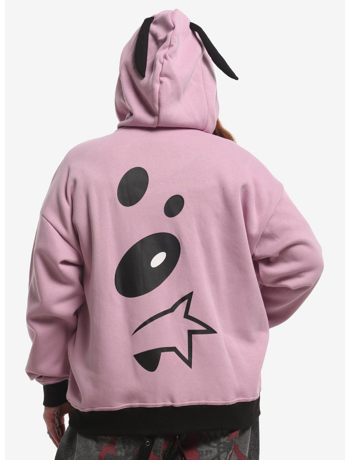 Courage The Cowardly Dog Figural Girls Hoodie Plus Size - US 7088