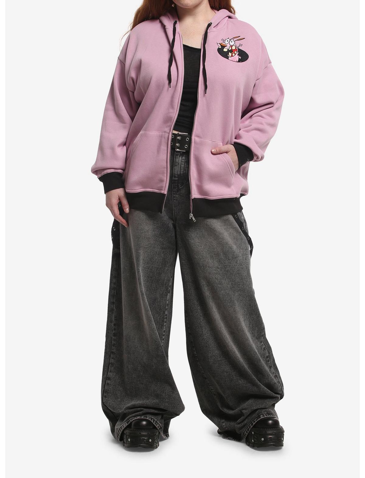 Courage The Cowardly Dog Figural Girls Hoodie Plus Size - US 7088