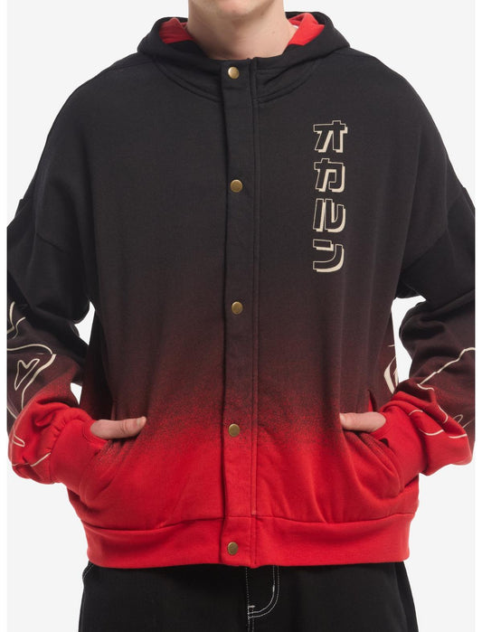 Dandadan Okarun Cosplay Mask Hoodie - US 8465