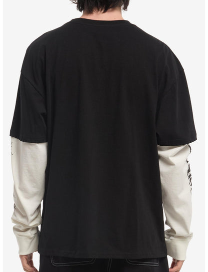 Blackcraft X Ice Nine Kills Skeleton Reaper Twofer Long-Sleeve T-Shirt - US 0784