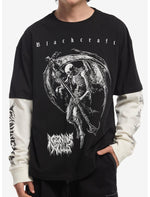 Blackcraft X Ice Nine Kills Skeleton Reaper Twofer Long-Sleeve T-Shirt - US 0784