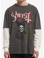 Ghost Papa Emeritus IV Spiderweb Twofer Long-Sleeve T-Shirt - US 4288
