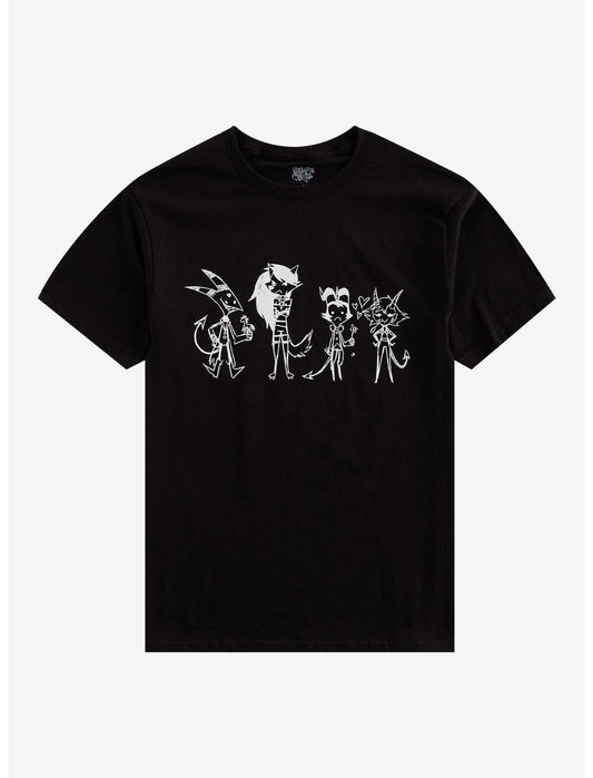 Helluva Boss Group Doodle T-Shirt - US 2142