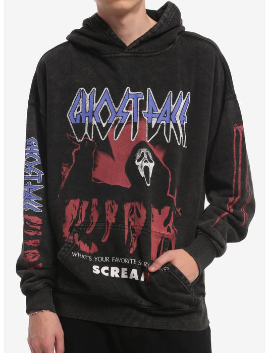 Ghost Face Masks Blood Hoodie - US 9026