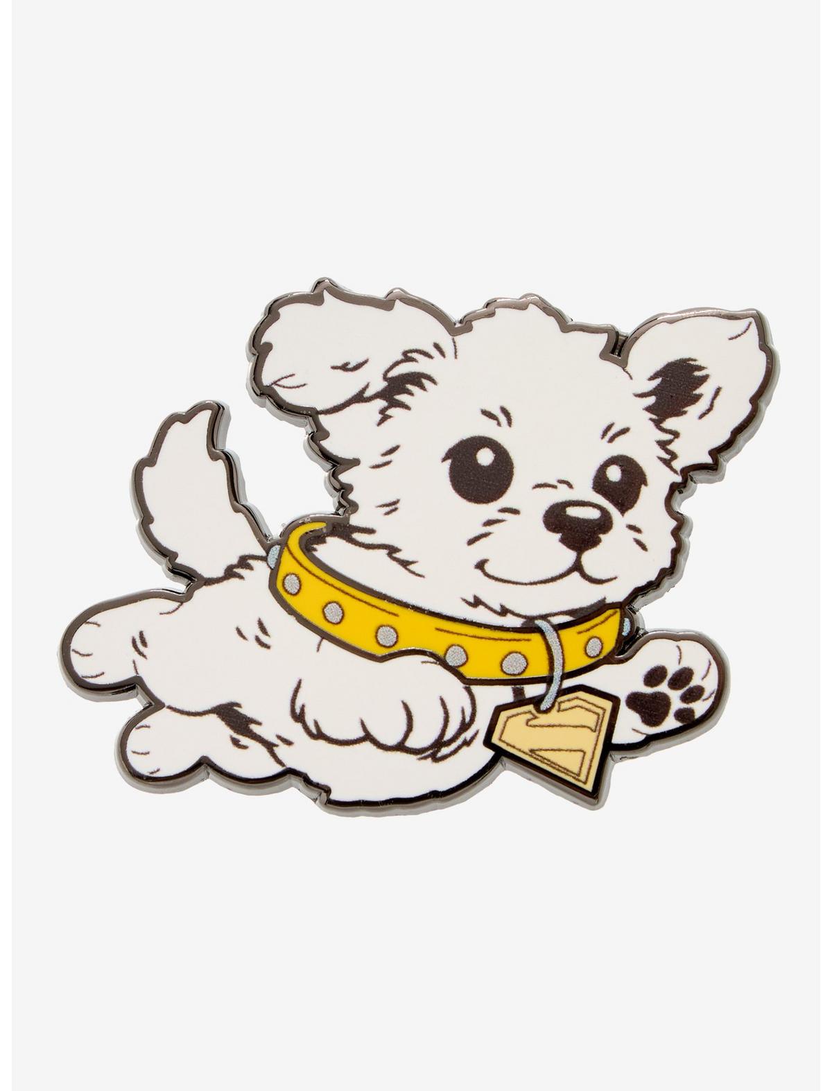DC Comics Supergirl Puppy Krypto Enamel Pin Hot Topic Exclusive - US 3141