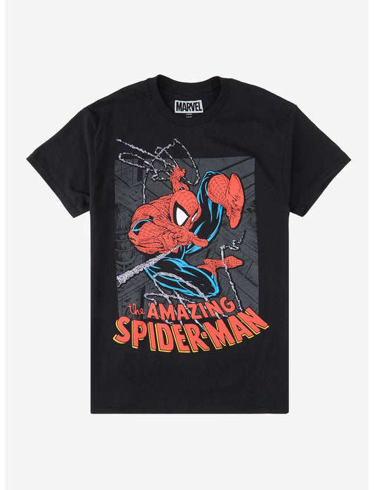 Marvel The Amazing Spider-Man Swinging T-Shirt - US 9282