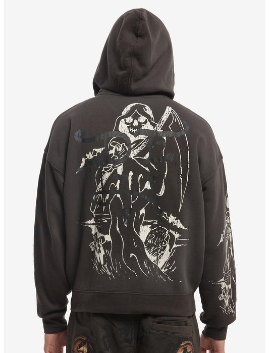 Ed Hardy Skeleton Reaper Hoodie - US 1298