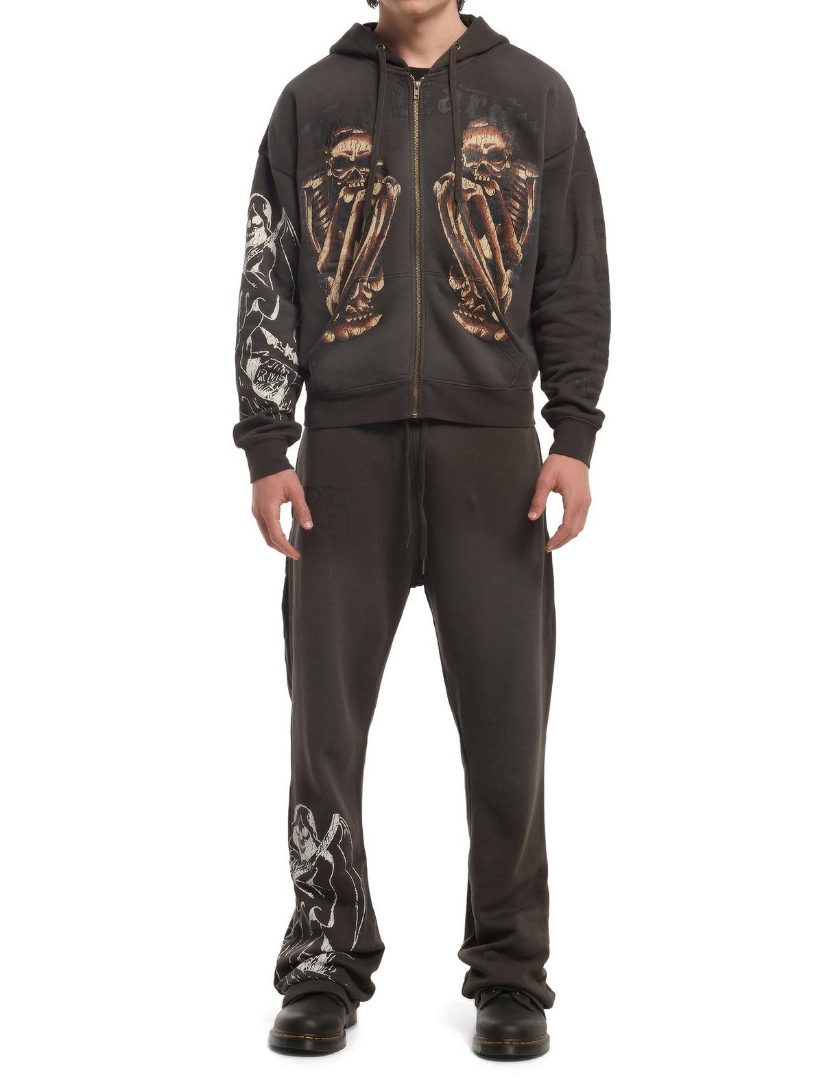 Ed Hardy Skeleton Reaper Hoodie - US 1298