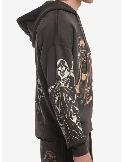 Ed Hardy Skeleton Reaper Hoodie - US 1298