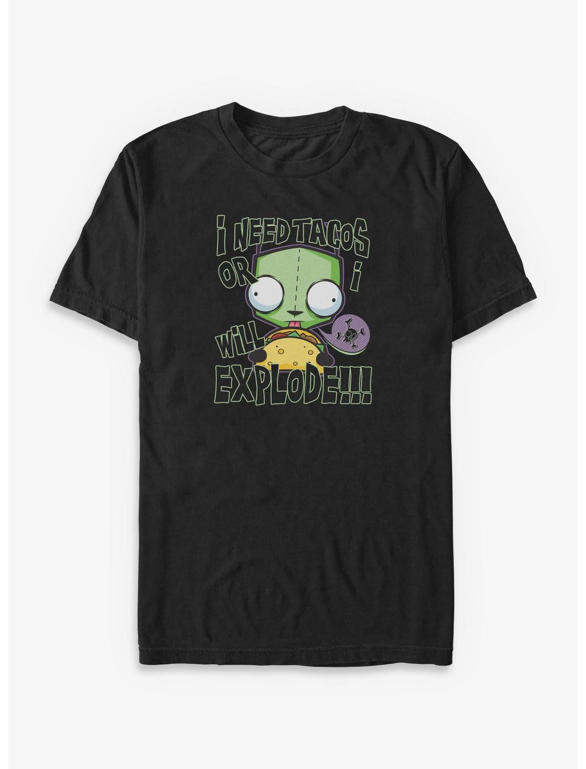 Invader Zim Taco Explosion Big & Tall T-Shirt - US 4751