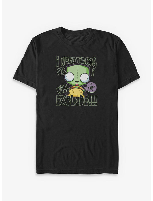 Invader Zim Taco Explosion Big & Tall T-Shirt - US 4751