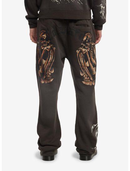 Ed Hardy Skeleton Reaper Lounge Pants - US 0081