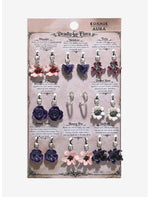 Cosmic Aura Deadly Floral Interchangeable Charm Earring Set - US 4099